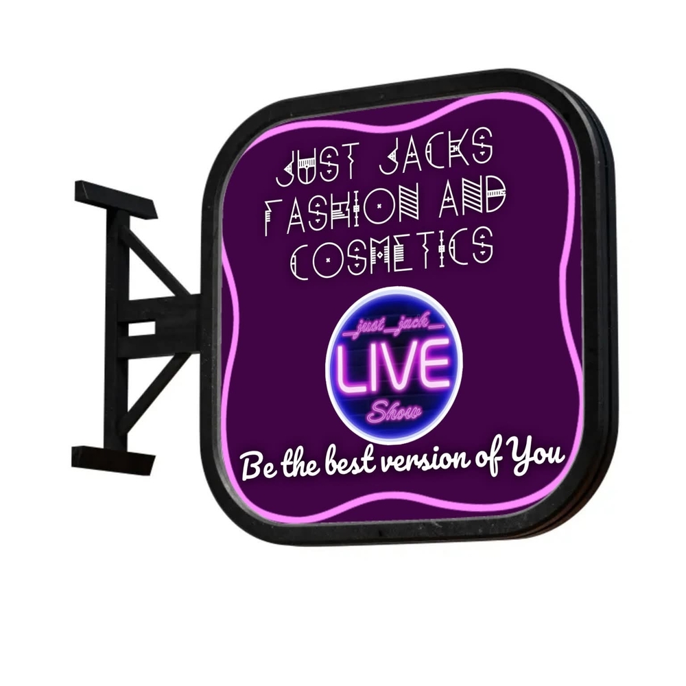 Just Jacks Fashion and Cosmetics Sign